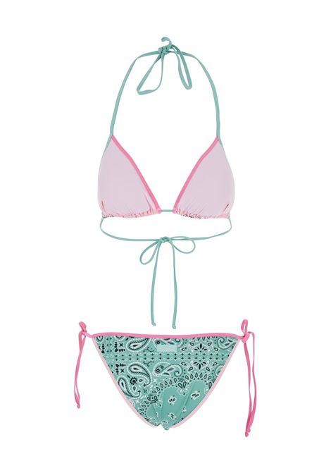 Bikini Donna con stampa SAINT BARTH | LEH00012 LEAH TEEN STRING07490L BANDANNA ROUND MIX2153